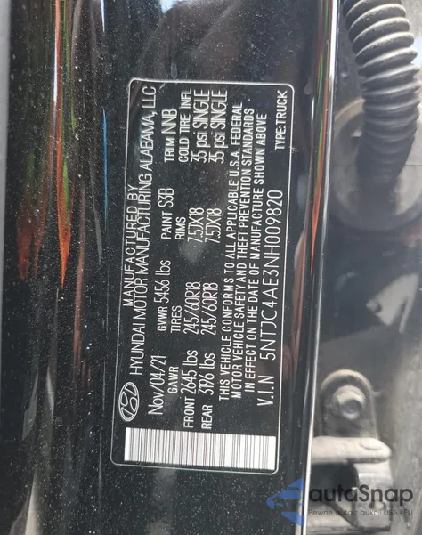 5NTJC4AE3NH009820